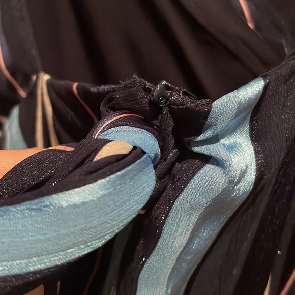 NWOT Striped Ruffle Mini Dress - Picture 5 of 7